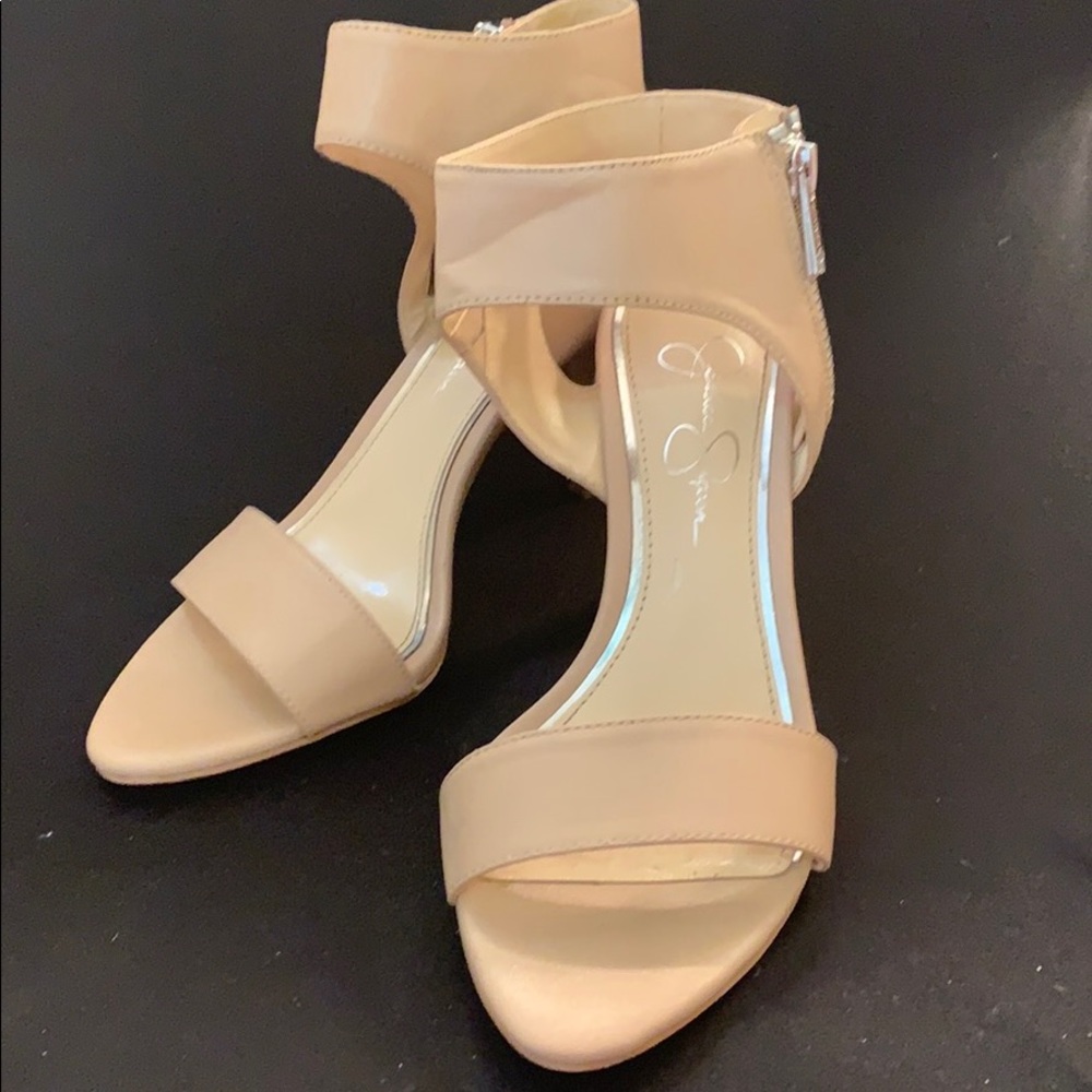 Jessica Simpson Tan Heels